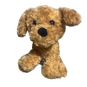 Walmart S Sit Dog Doodle Tan Plush Stuffed Animal Red Heart 354232 8 Inch